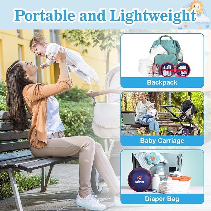 Little Angel Baby Healthcare and Grooming Kit, Safety Newborn Nursery Care Set, with Hair Brush Comb, Nail Clipper, Nasal Aspirator for Newborn Infant Baby Girls Boys