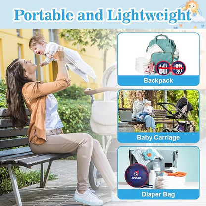 Little Angel Baby Healthcare and Grooming Kit, Safety Newborn Nursery Care Set, with Hair Brush Comb, Nail Clipper, Nasal Aspirator for Newborn Infant Baby Girls Boys
