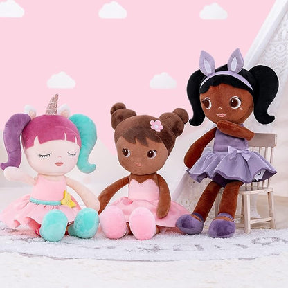 Lazada African American Baby Dolls Gifts Soft Plush Girl Toys 16"