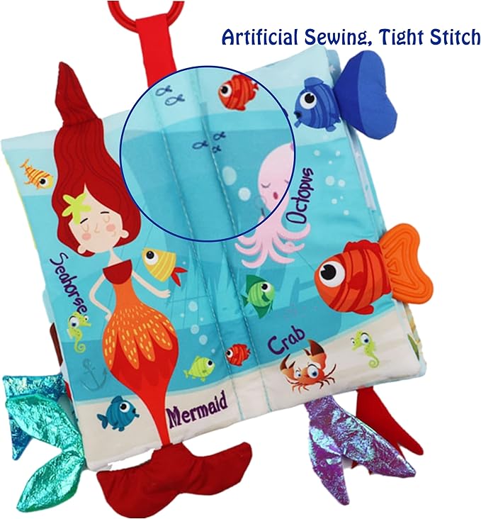 Baby Books 0-6 Months Mermaid Baby Books 6 to 12 0-3 Months 6-12-18 Months