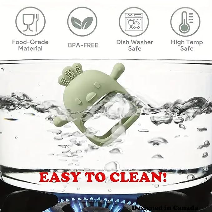 Bebe Never Drop Teething Toys for Babies 0-6months, Infants New Born Chew Toys for Teething Relief Pacifier,0-3 Months