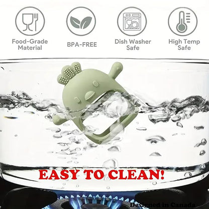 Bebe Never Drop Teething Toys for Babies 0-6months, Infants New Born Chew Toys for Teething Relief Pacifier,0-3 Months