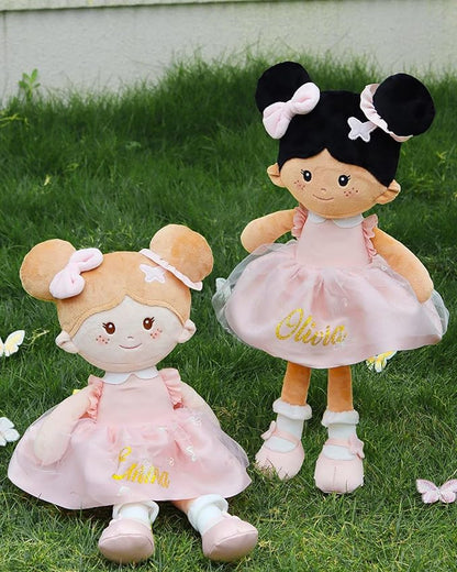 Soft Black Baby Doll for Toddlers 1-3 (16''), African American Baby Doll Girl for Birthday Gift