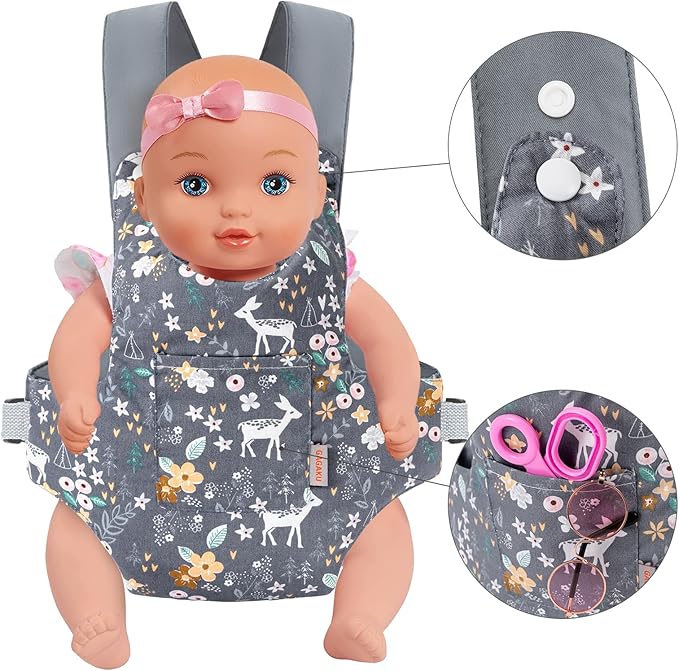 GAGAKU Toy Baby Carrier for Dolls Doll Accessory Stuffed Animal