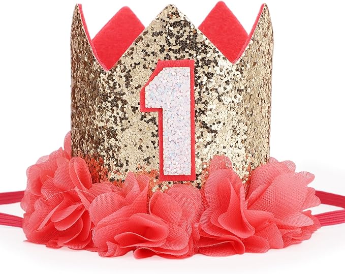 First Birthday Hat, Boy Girls Party Hats Baby Birthday Hat 1 1st
