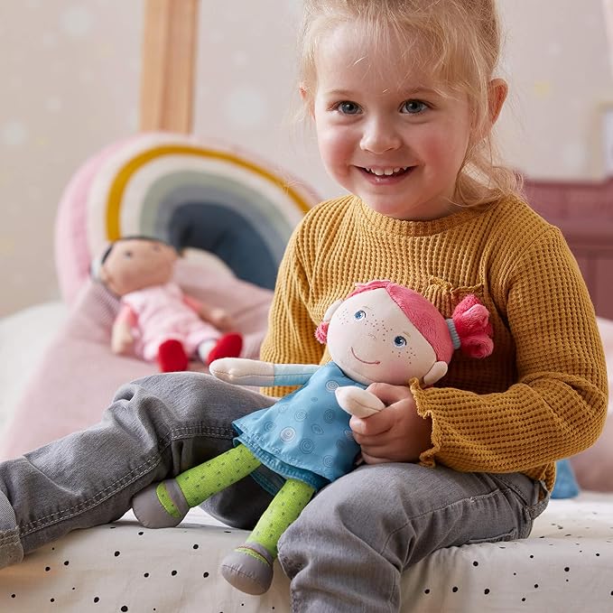 HABA Snug Up Philine - 10" Soft Doll, Machine Washable - Perfect Snuggly First Soft Baby Doll and Toddler Baby Doll for 18 Months and Up