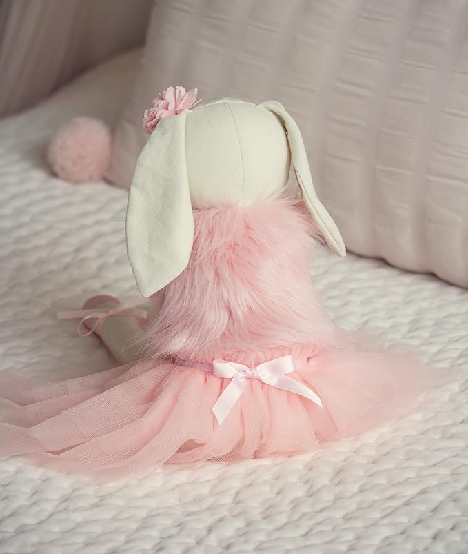 Lilly The Bunny | Beautiful Cream Cotton Linen Plush Doll with Floppy Ears, Arms & Legs