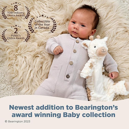Bearington Lil' Lofty 13 Inch Giraffe Security Blanket for Babies - Giraffe Lovey