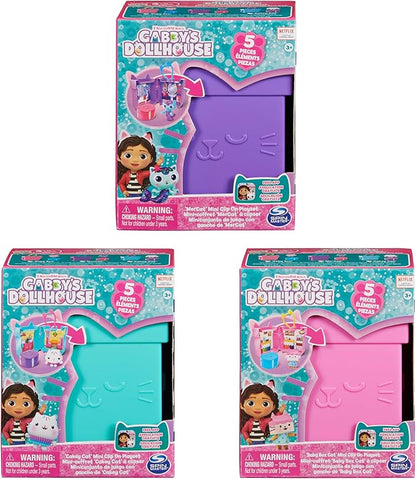Gabby's Dollhouse, 3 Clip-On Playsets 3 and