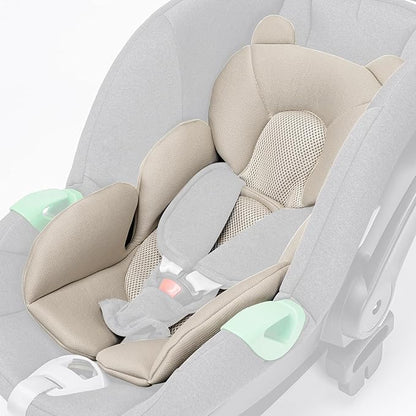 Baby Support Cushion - Breathable 3D Mesh Infant Insert for Strollers, Car Seats, High Chairs, and More - Perfect for Newborns (Cream)
