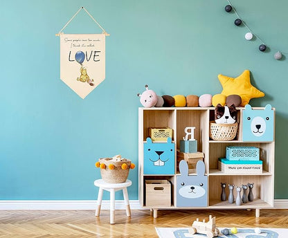 Winie Nursery Flag the Pooh,Nursery Wall Decor