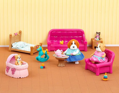 Lil Woodzeez – Dollhouse Furniture Playset 3 Posable 3 Years