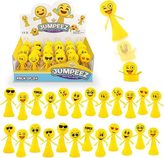 IPIDIPI TOYS Jumping Spring Launchers Popper Toys - Gift Bag Toys for Kids Party Favors, Goodie Bags Stuffers 24)