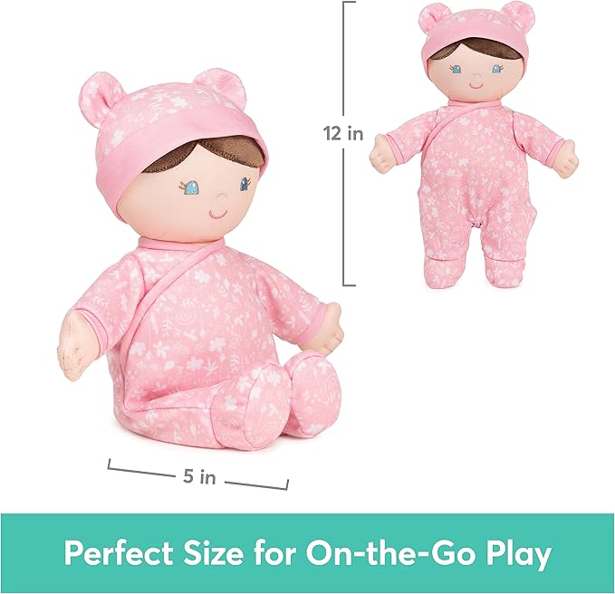 GUND Baby Sustainable Baby Doll, Plush Doll Made from Recycled Materials 12”