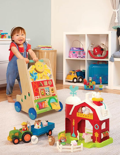 Battat – Wooden Activity Walker 9 Educational 1 Year