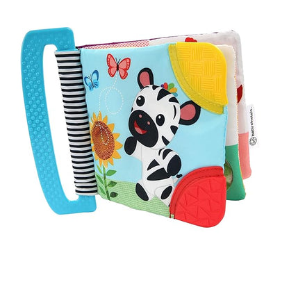 Baby Einstein Curious Explorers Teether Book Take-Along Toy, Ages Newborn +