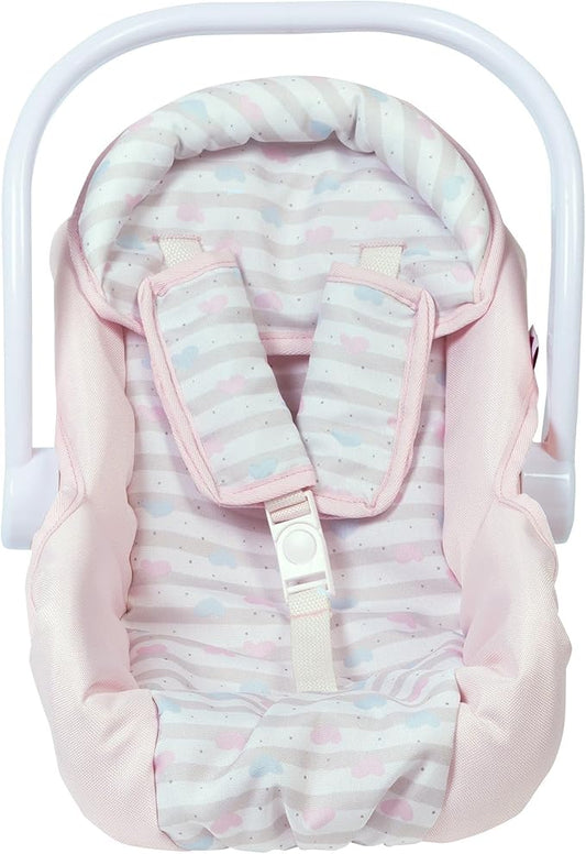Adora Creative Pastel Pink Doll Car Seat Carrier -Removable Cover, Machine Washable 20 for 2 and
