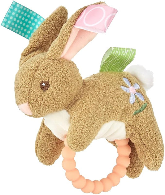 Taggies Teether Baby Rattle, 6"