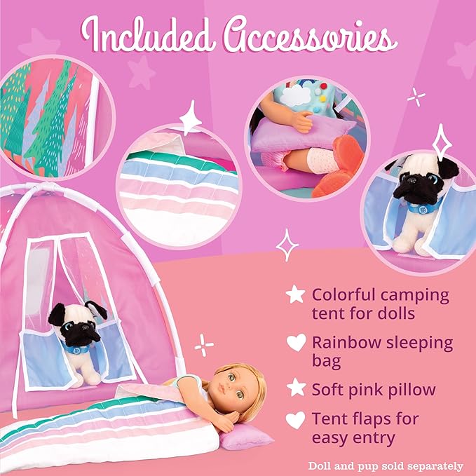 Glitter Girls – Camping Set 14-inch Doll 3 and