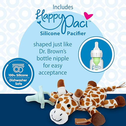 Dr. Brown's Lovey Pacifier and Teether Holder, 0 Months Plus