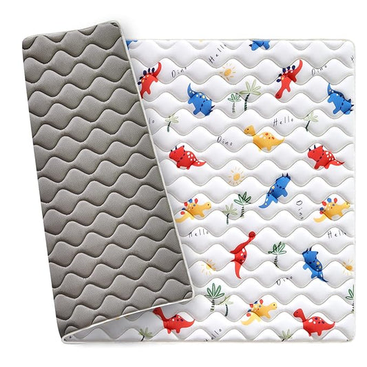 Premium Foam Baby Play Mat 50" X 50", Thick One-Piece Crawling Mat