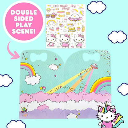 Hello Kitty Puffy Sticker Playset, Includes Over 50 Hello Kitty Reusable Book Stickers