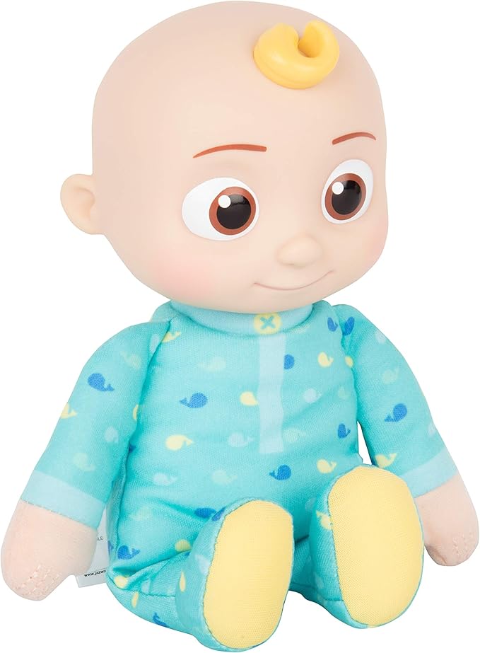 CoComelon 8-Inch JJ & Melon Plush 2-Pack - Officially Licensed Soft & Squishy Stuffed Animal Doll Toys 1-3 - 3
