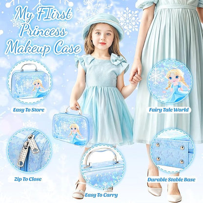 INNOCHEER Pretend Makeup for Toddlers, Toy Play Makeup Set for Kids 3-5 2 3 4 5 6 7+