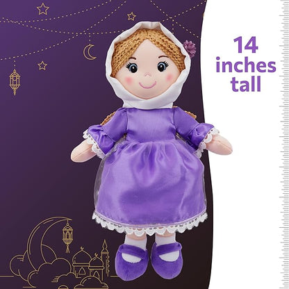 June Garden 14" Snuggle Cuties Amira - Muslim Hijab Doll