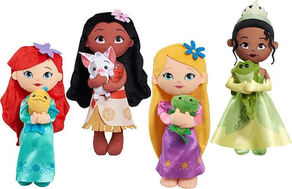 Disney Princess Lil' Friends Ariel & Flounder 14-inch Plush Doll, 3 Up