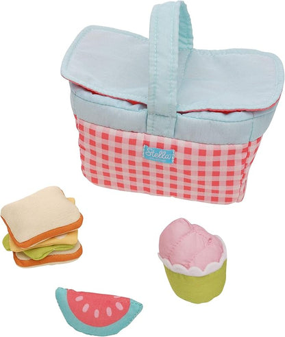 Manhattan Toy Stella Collection Picnic 5 Piece Baby Doll Picnic 12" and 15" Stella