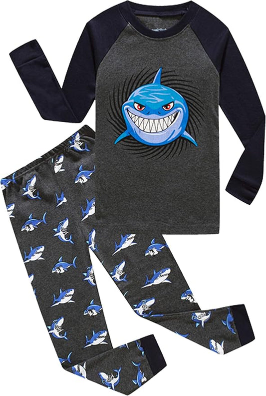 Family Feeling Little Big Boy Pajamas Sets 100% Cotton Pjs