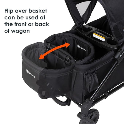 Baby Trend Expedition 2-in-1 Stroller Wagon PLUS, Ultra Black
