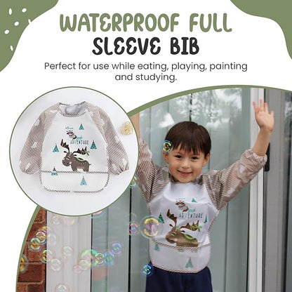 Silicone Baby Feeding Set, Eating Utensils with Suction Plate and Bowl, Baby Led Weaning Supplies, Toddler Self Feeding Dish Set, Waterproof Bib, Baby Feeding Essentials, Spoon 10pcs (Green)