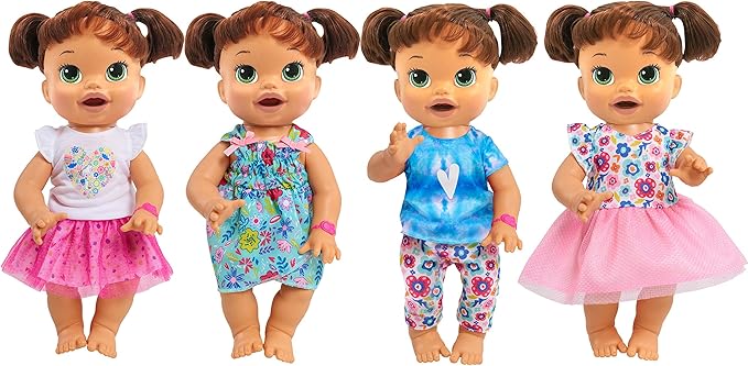 Baby Alive Mix N' Match Outfit Set, Fits Most 12" - 14" Dolls 3 Up