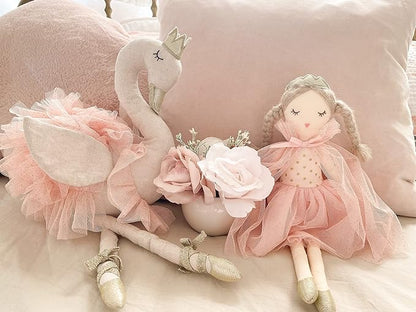 MON AMI Layla The Ballerina Doll | Swan Stuffed Animal 20 Inches