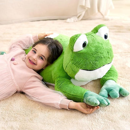 IKASA Giant Frog Stuffed Animal Plush Toy, 30" Large Frog
