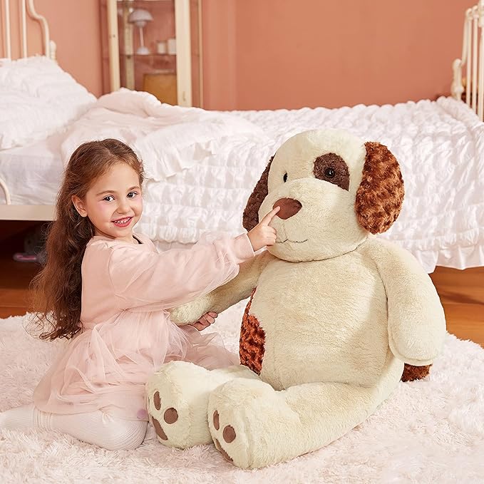 IKASA Giant Dog Labrador Stuffed Animal Plush Toys,Puppy Soft Toy Large Cute Huge Jumbo Big Size Plushie (30 inches,