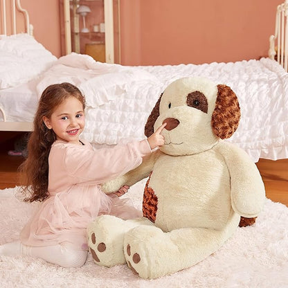 IKASA Giant Dog Labrador Stuffed Animal Plush Toys,Puppy Soft Toy Large Cute Huge Jumbo Big Size Plushie (30 inches,