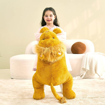 IKASA Large Lion Stuffed Animal Plush Toy,30" Giant Lion Cute Jumbo Soft Toys