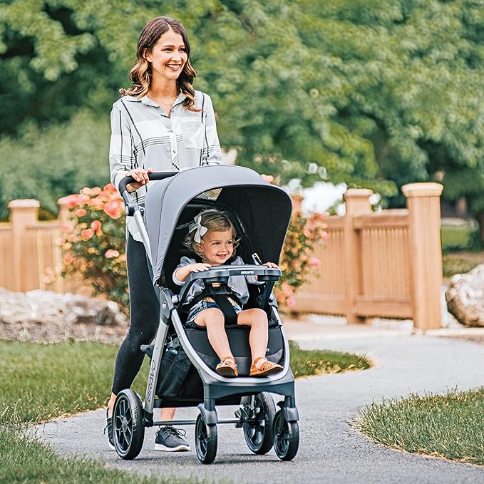 Chicco Bravo Quick-Fold Stroller - Black | Black