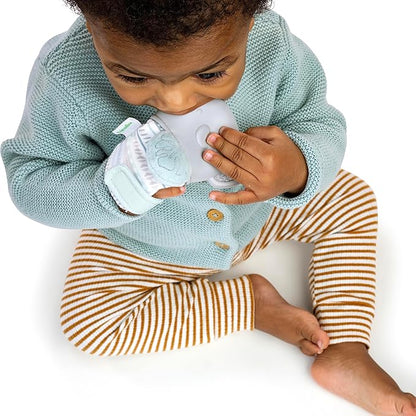 Ingenuity Teething Mitt & Rattle for Baby, BPA-Free Silicone