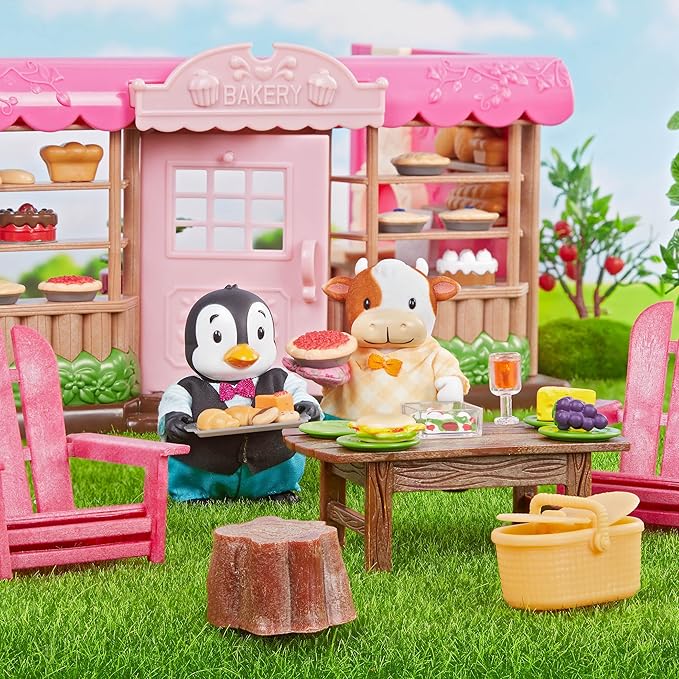 Li’l Woodzeez – Toy Patio – Doll Furniture – Playhouse Accessories – Playset for Kids – 3 Years + – Outdoor Patio Set