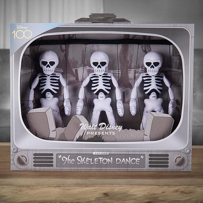 Disney100 Years of Wonder Walt Disney Presents Silly Symphonies Skeleton Dance Collectible Plush Stuffed Doll, Kids Toys for Ages 5 Up, Amazon Exclusive by Just Play