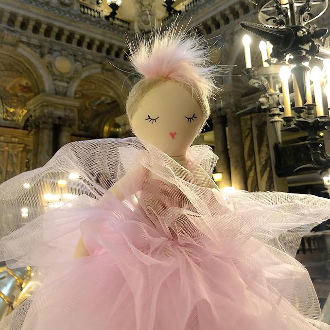 Mon Ami Swan Princess Ballerina Doll - 22", Soft Elegant Plush Doll for Little Girls