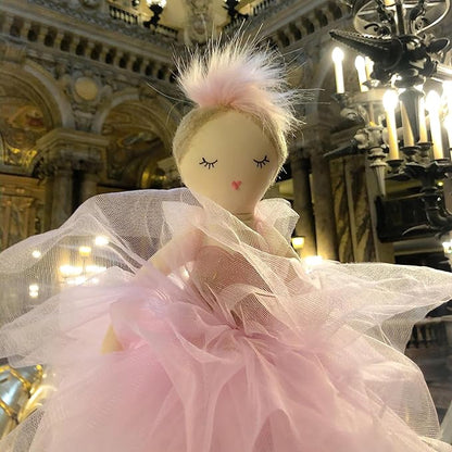 Mon Ami Swan Princess Ballerina Doll - 22", Soft Elegant Plush Doll for Little Girls