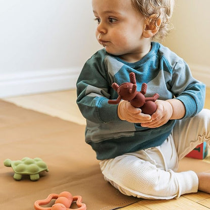 Doddle & Co. The Chew Ant Teether with Poppable Bubbles | Toddler Teething Fidget Toy for Baby 1