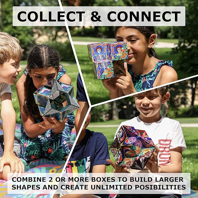 Shashibo Gift Box of 4- The Shape Shifting Box (36 3D Magnetic