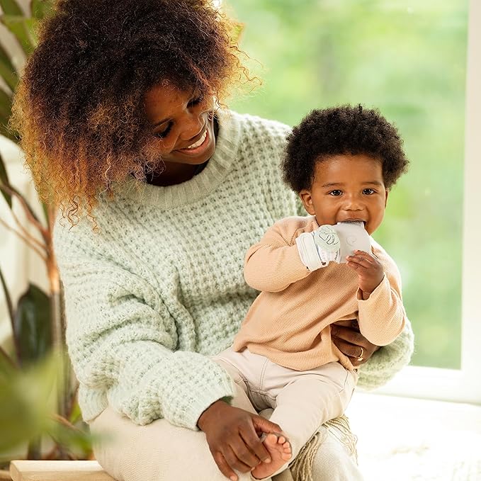 Ingenuity Teething Mitt & Rattle for Baby, BPA-Free Silicone