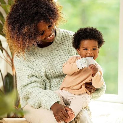 Ingenuity Teething Mitt & Rattle for Baby, BPA-Free Silicone